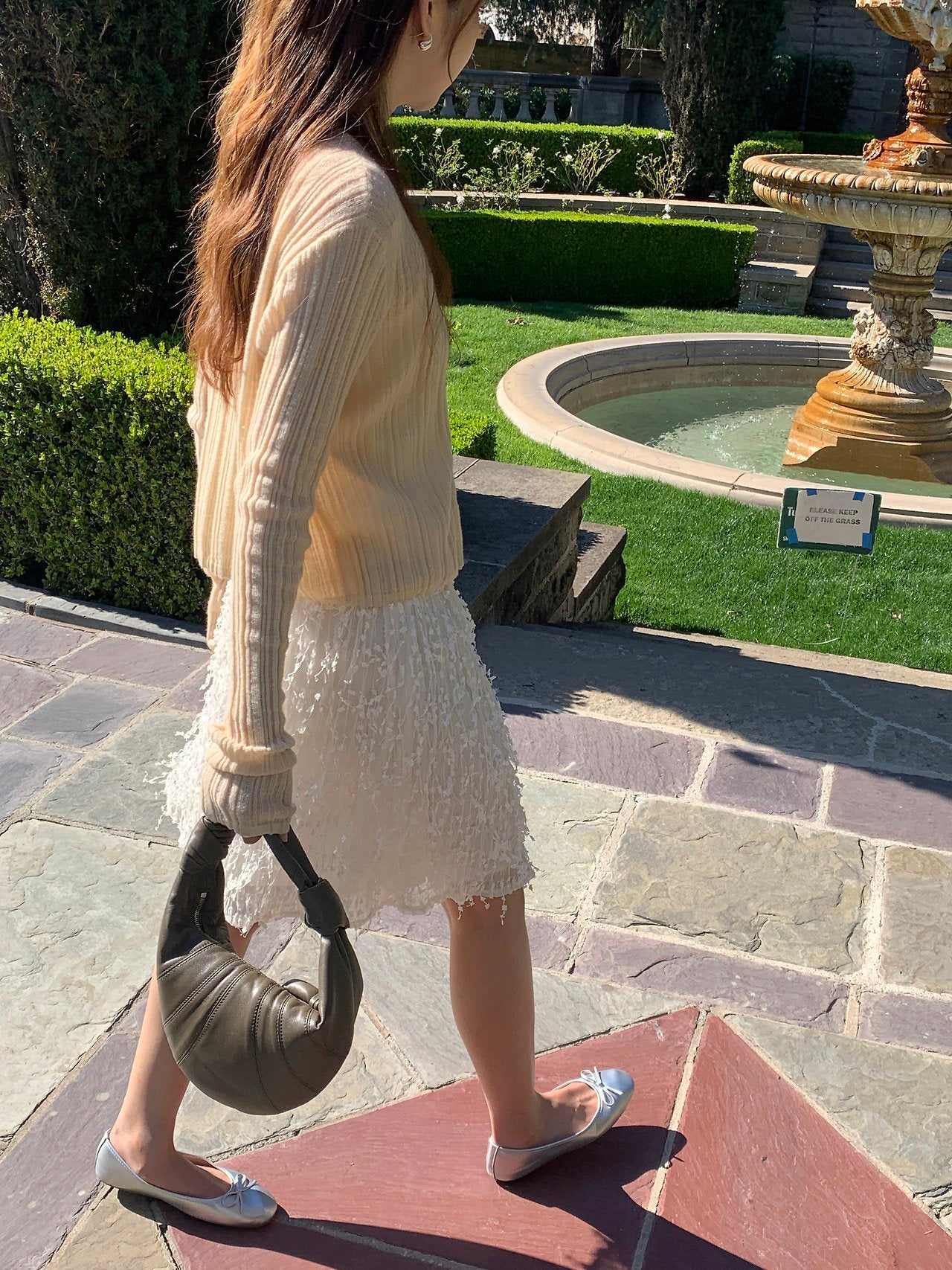 Novella alpaca round cardigan-4col