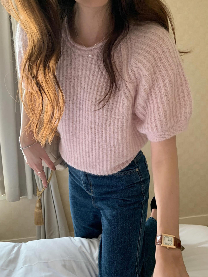 Beyond puff knit-3col
