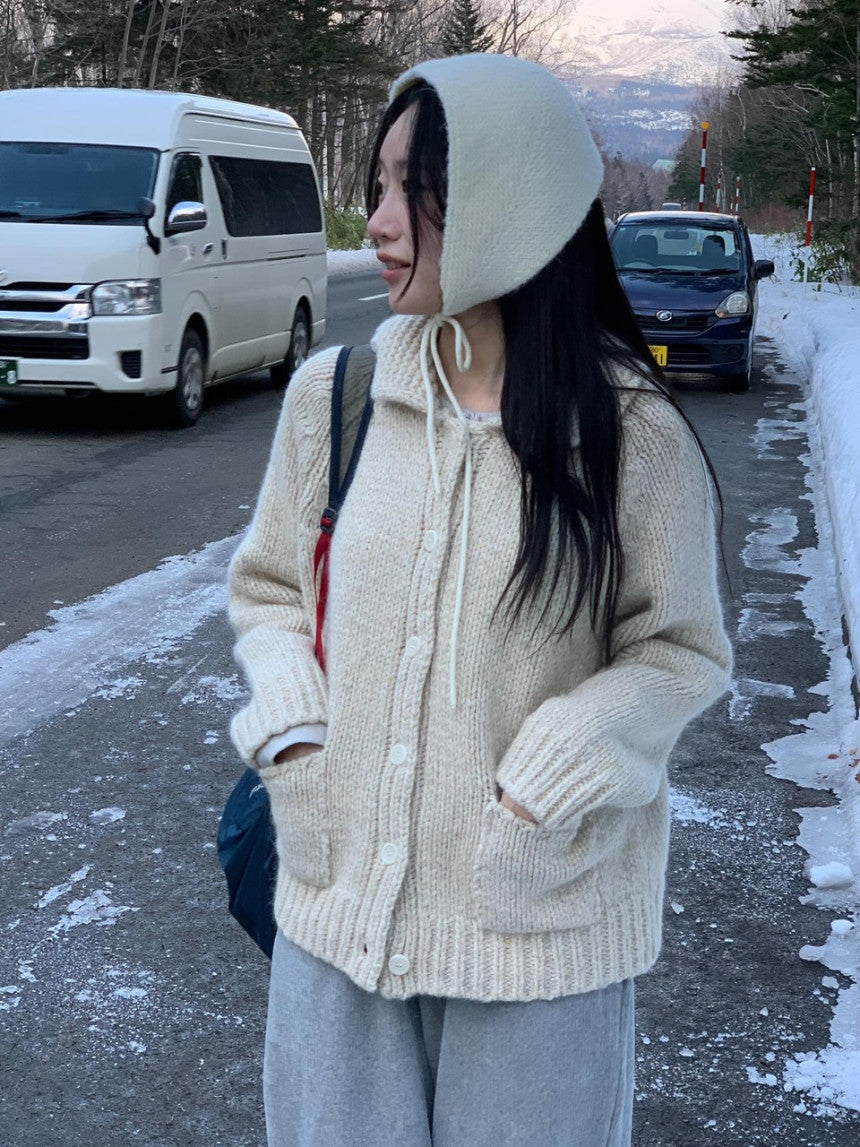 winter rosy cardigan-2col