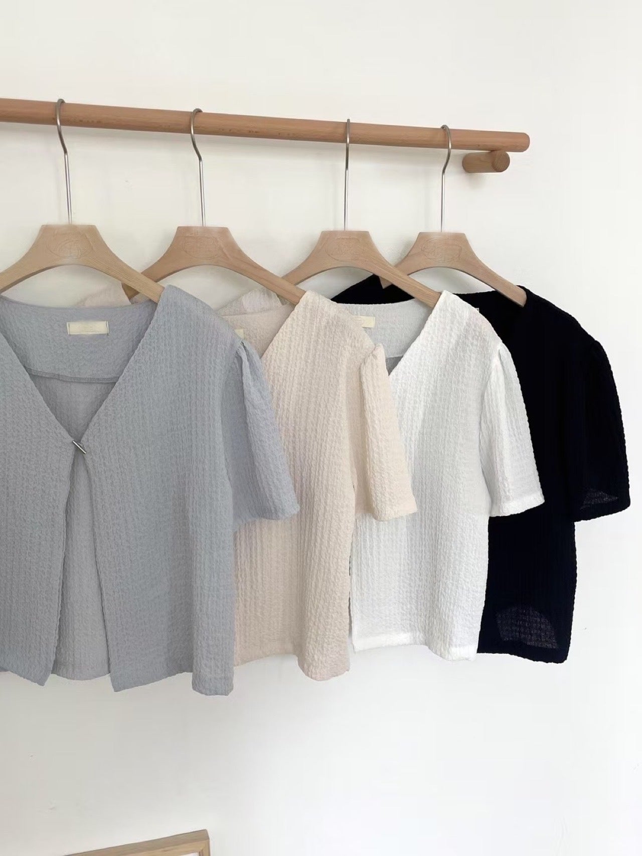 Twi bubble cardigan-4col