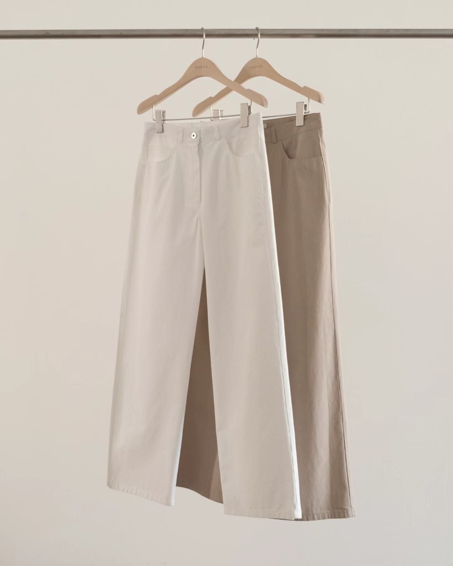 Ounce core washing pants-2col