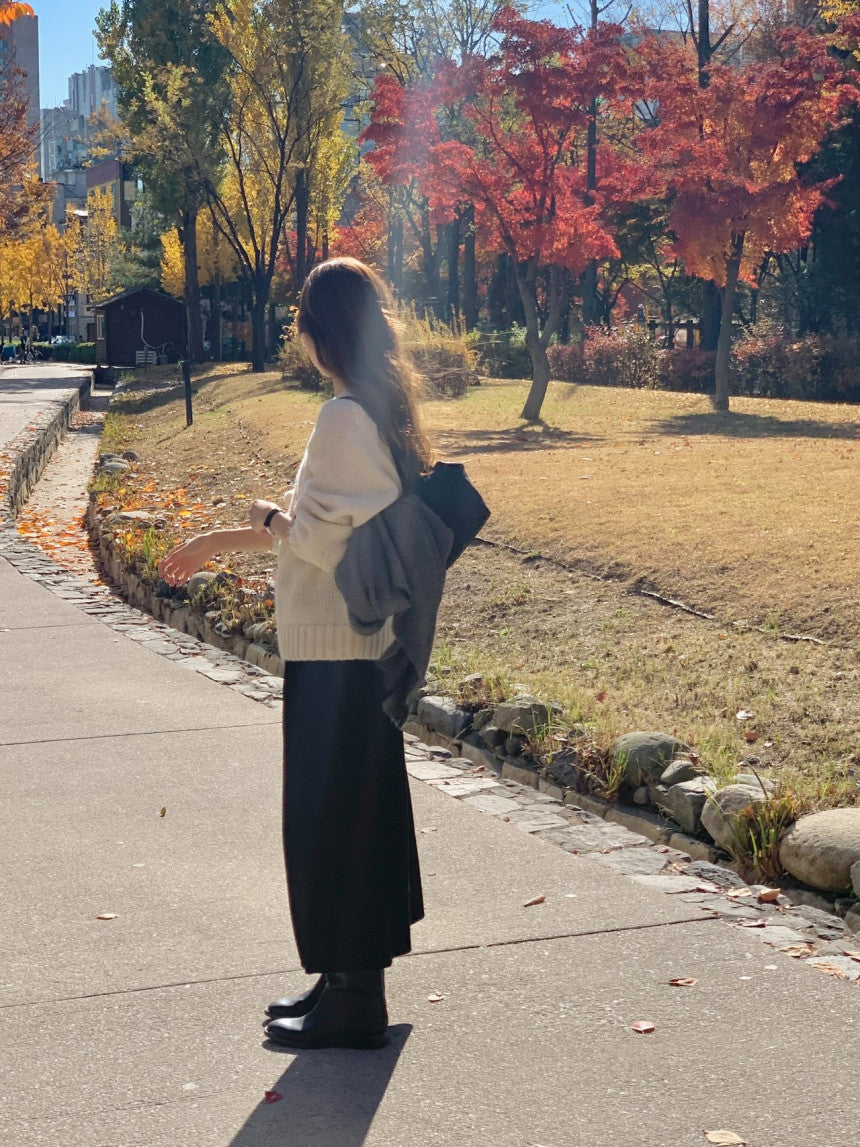 Rue suede flare skirt