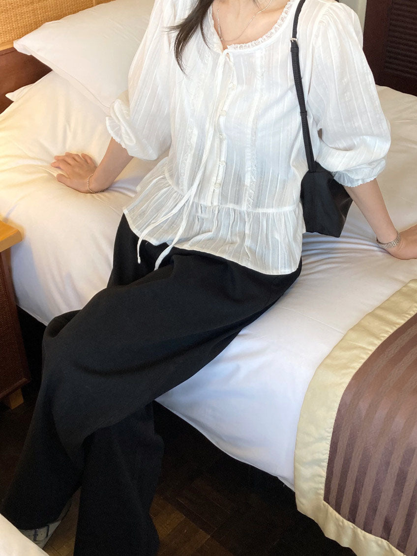 iris lace blouse