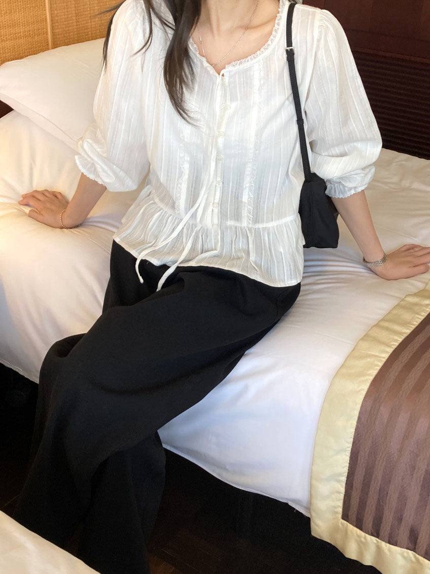 iris lace blouse