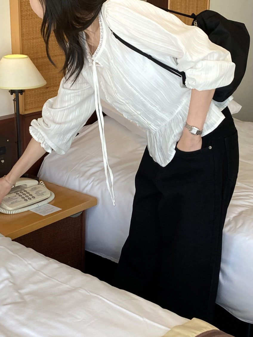 iris lace blouse