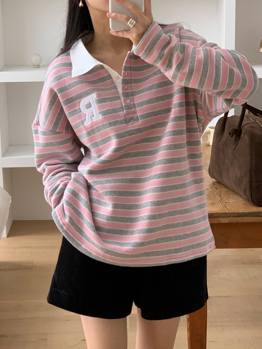 swan corduroy shorts-2col