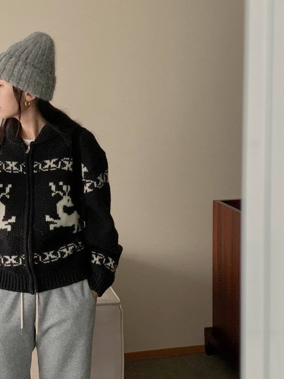 Nordic cardigan-3col