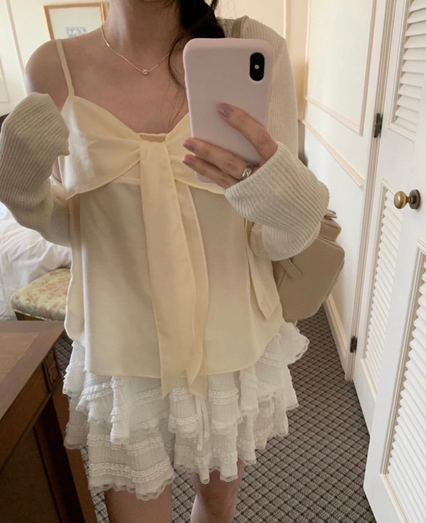 Mamonde linen cardigan-4col