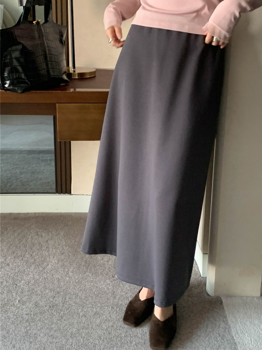 Macaron banding skirt-4col