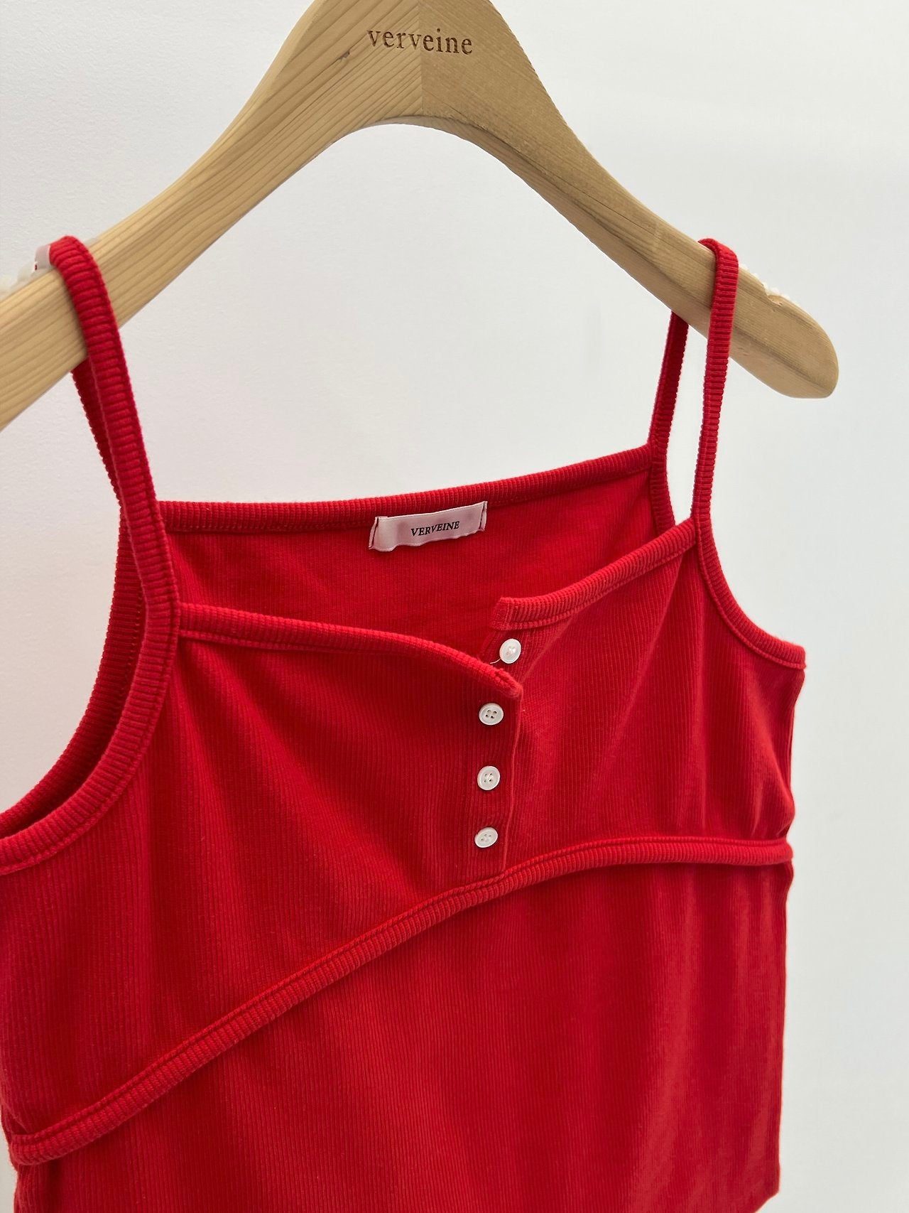 Seren shirring heart neck sleeveless-3col