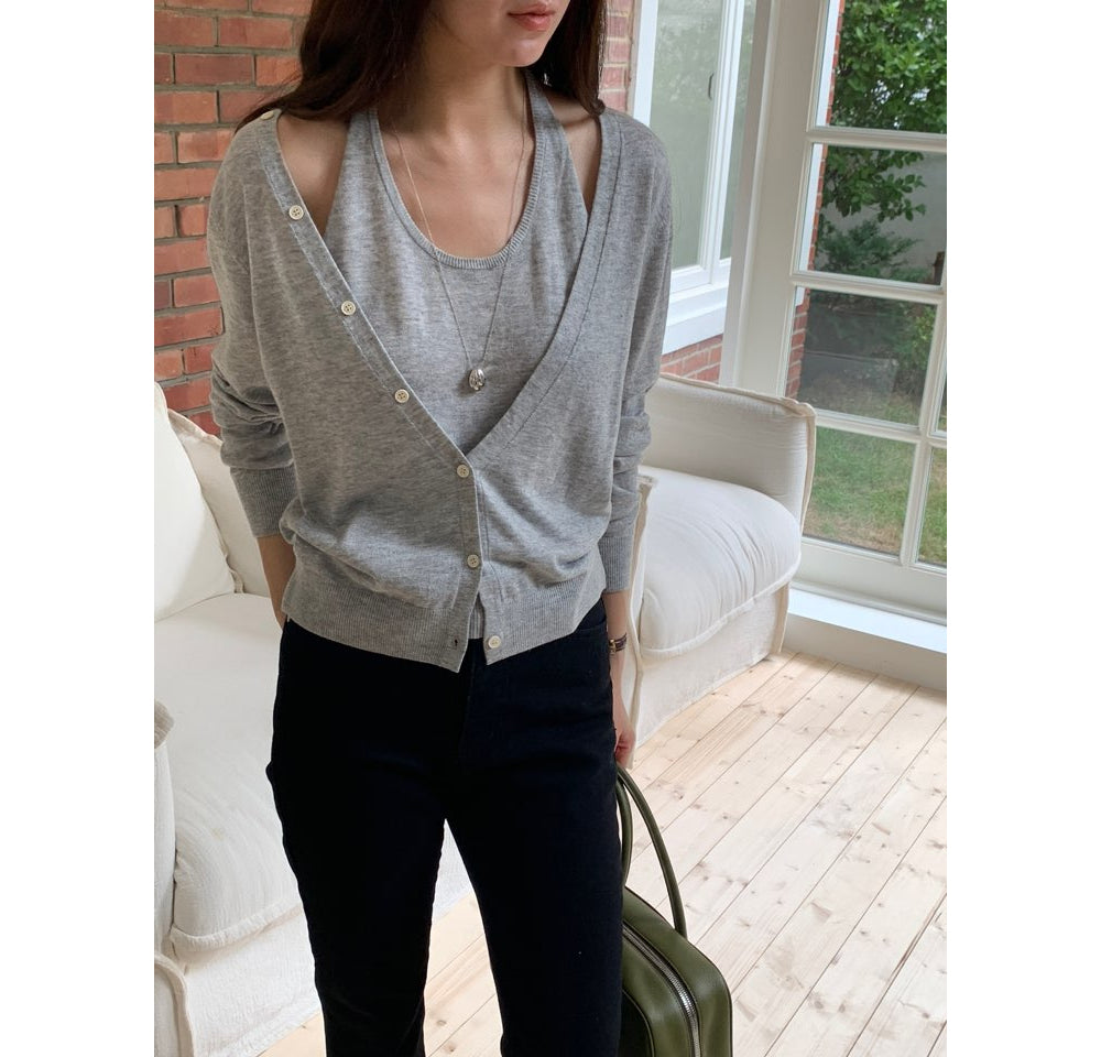 Colin Cardigan Set-4col