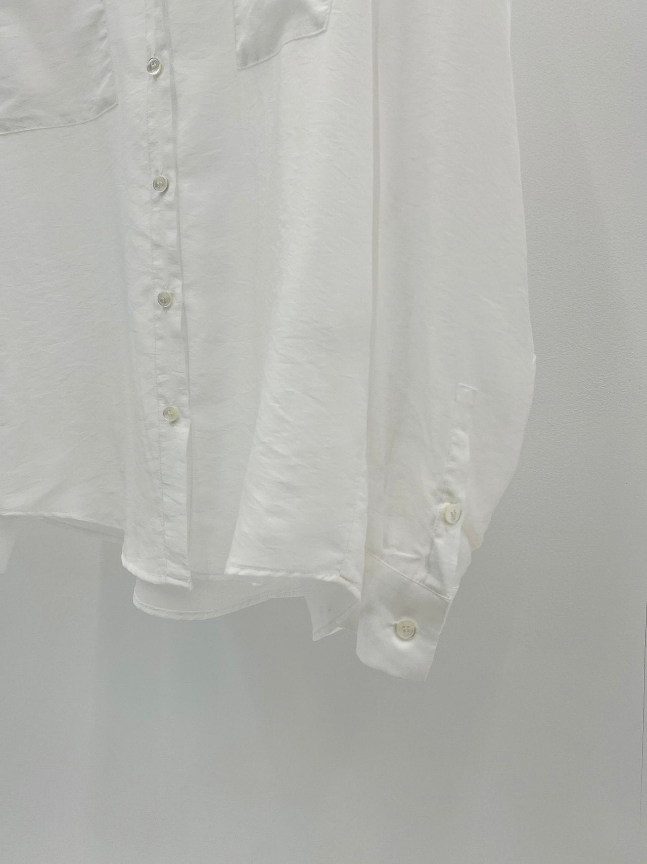 Caren lyocell two-pocket shirt-4col