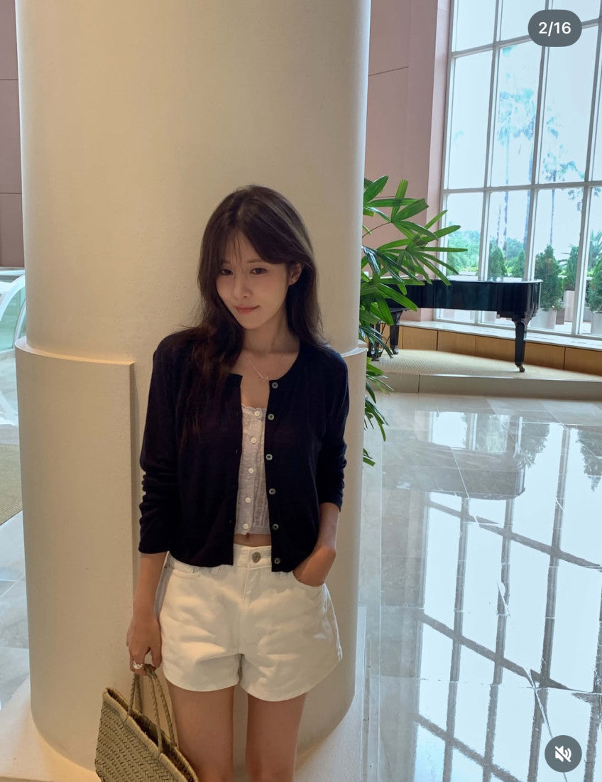 rari linen cardigan-4col