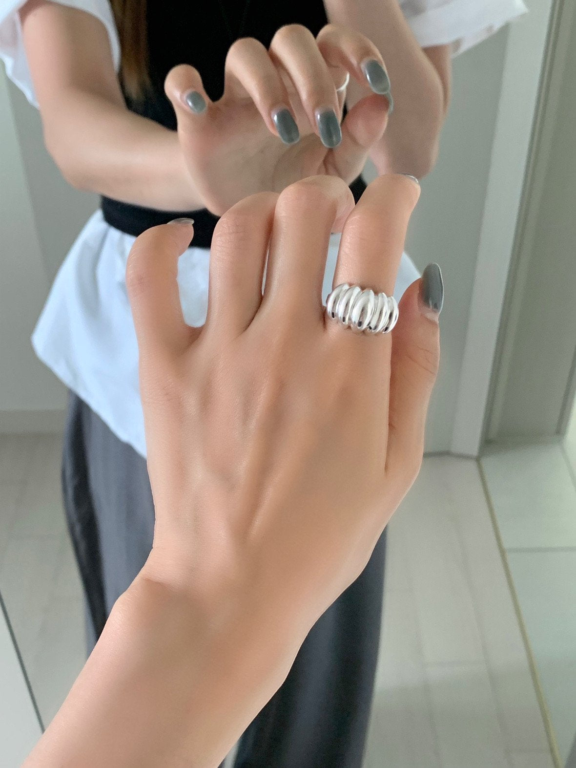 Pumpkin open ring