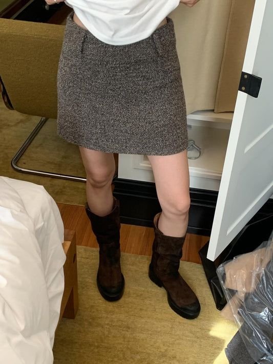 Haven wool skirt-2col