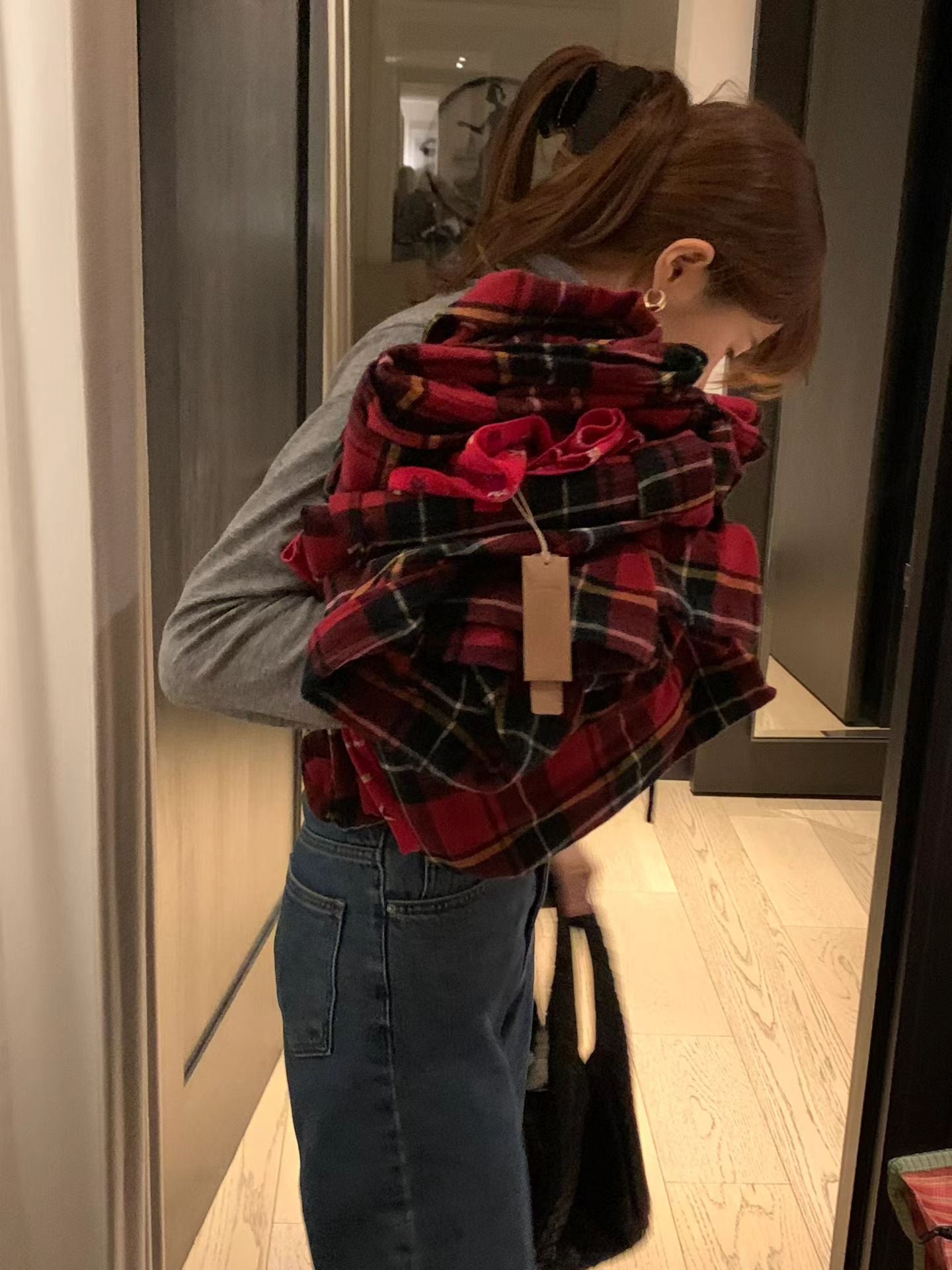 Ounce bow deep blue denim