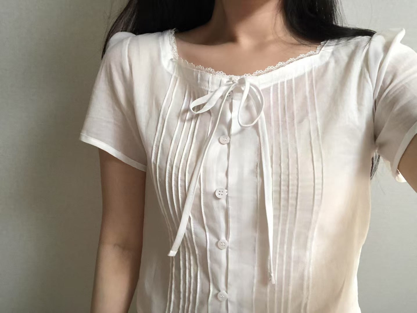 Sian ribbon blouse