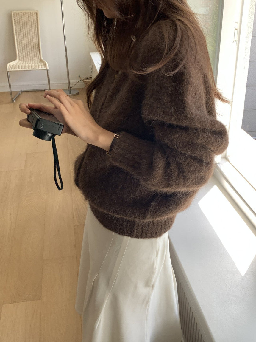 Lucy alpaca wholega cardigan-3col