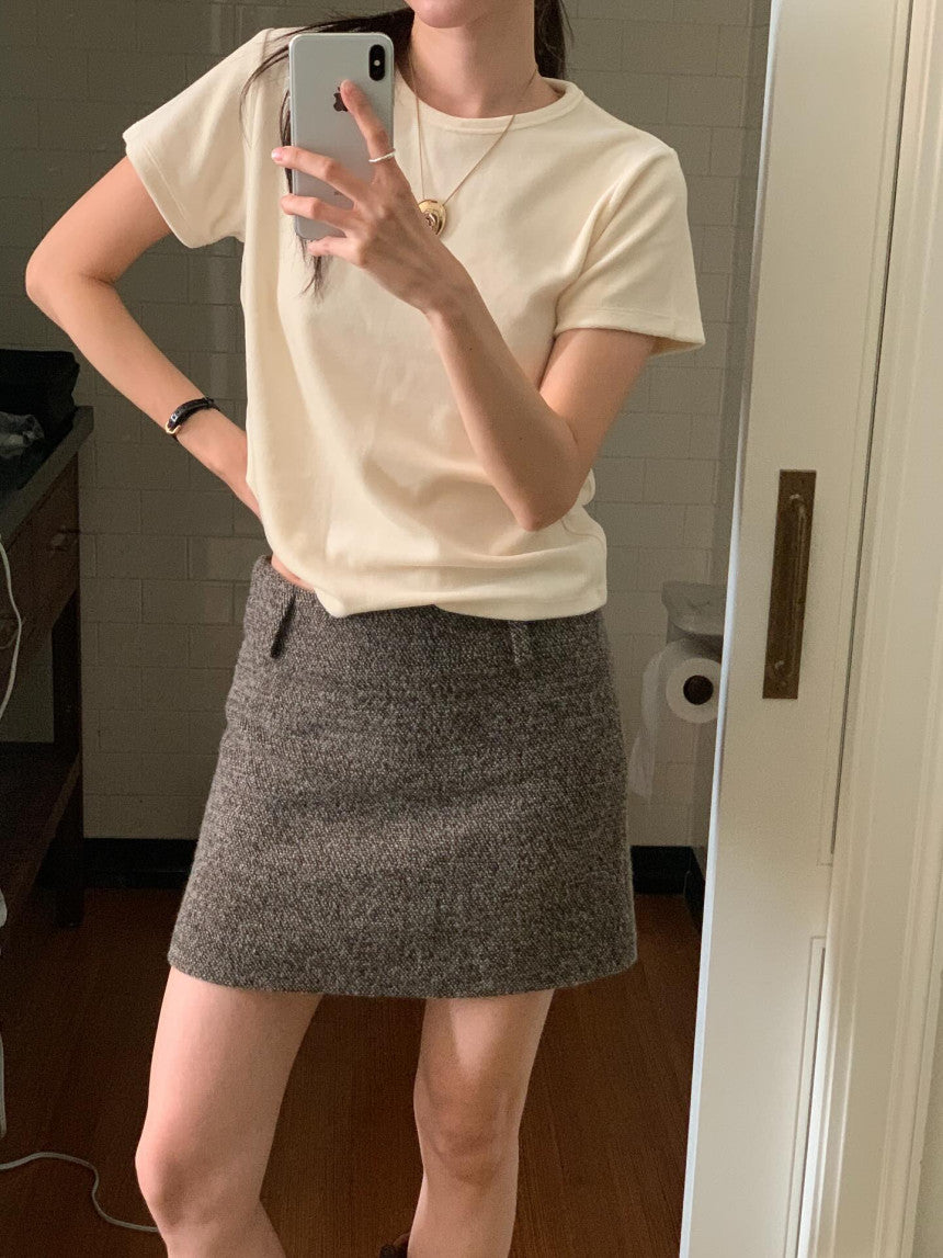 Haven wool skirt-2col