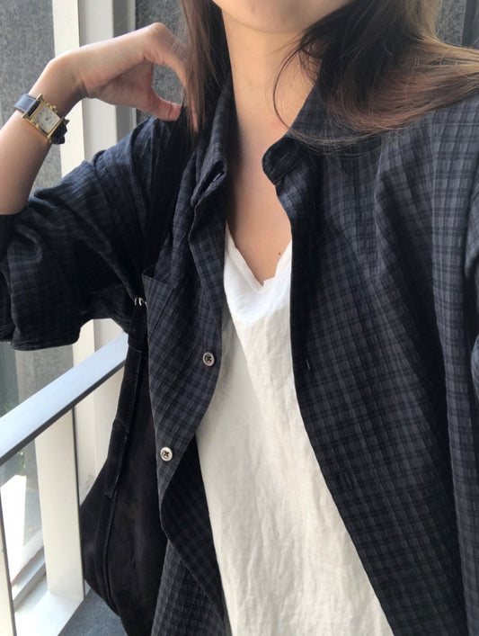 Paddington check shirt-2col