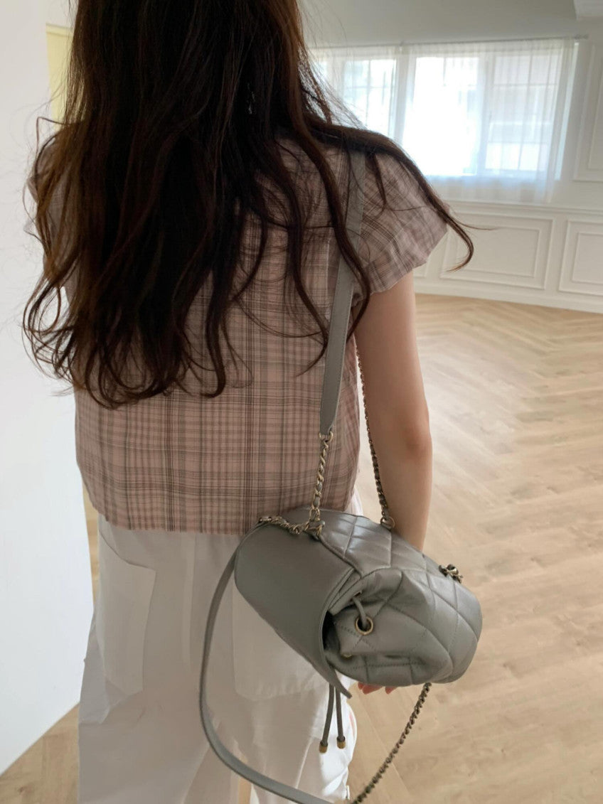 koti check blouse-2col