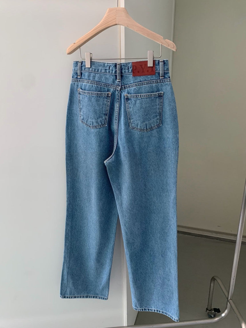 xxs,xs,s即納 Ocean straight denim/ショート丈あり