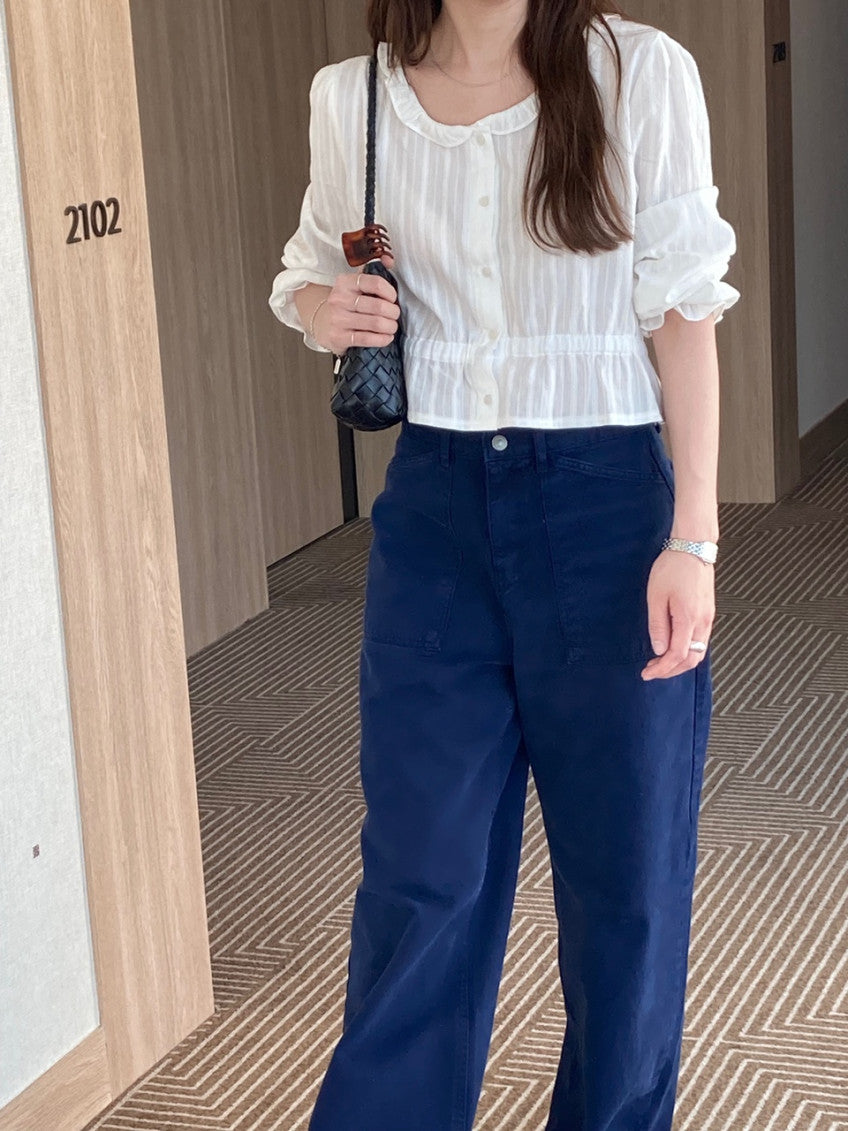 moen frill blouse-2col
