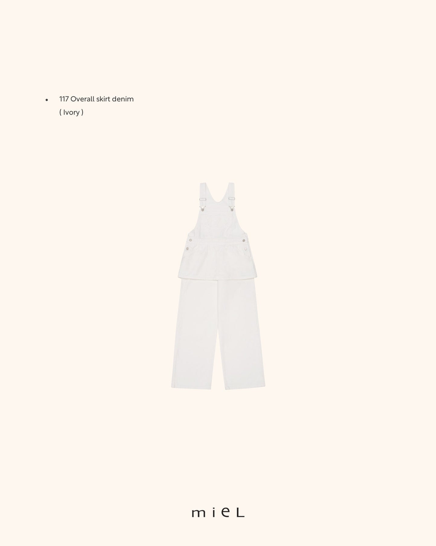 skirt overall denim