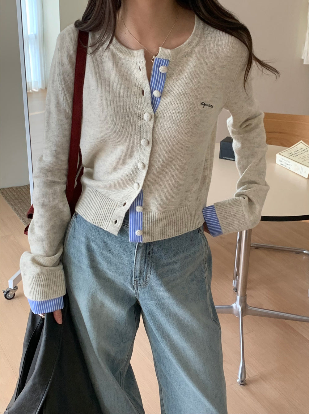 ami s.t cardigan-3col