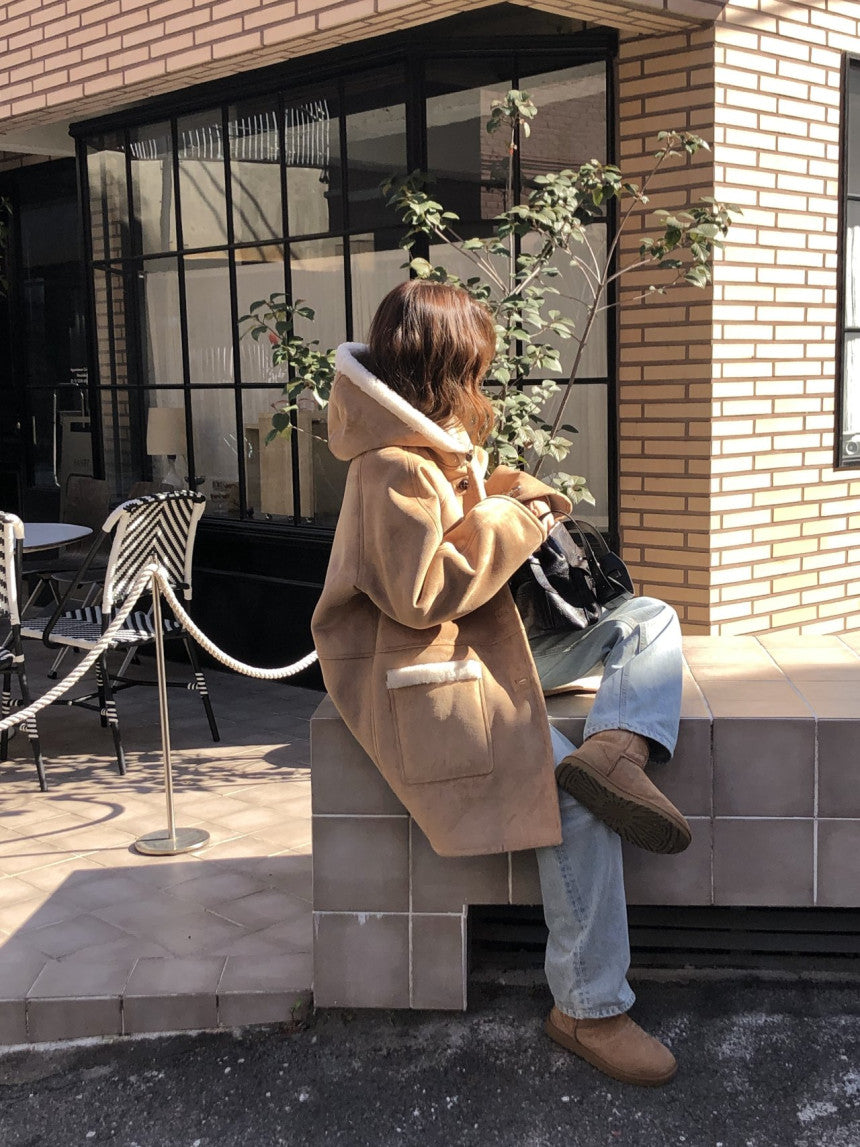 Fitz hoodie shearing half mustang