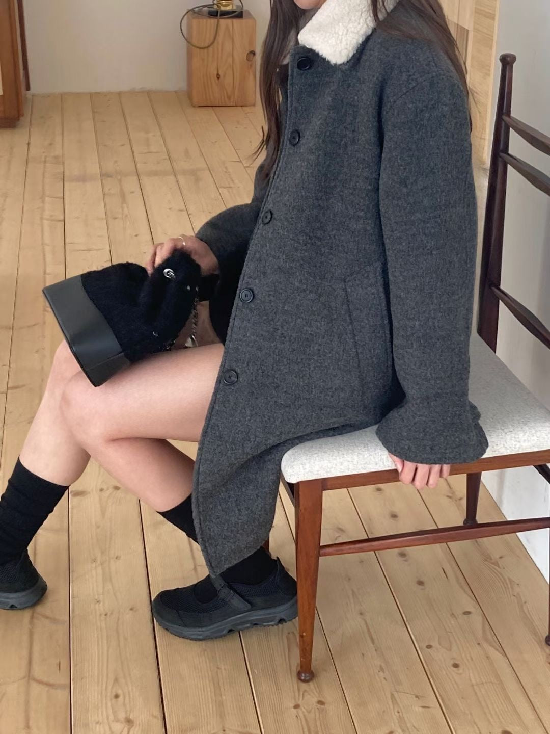 margaret wool coat-2col