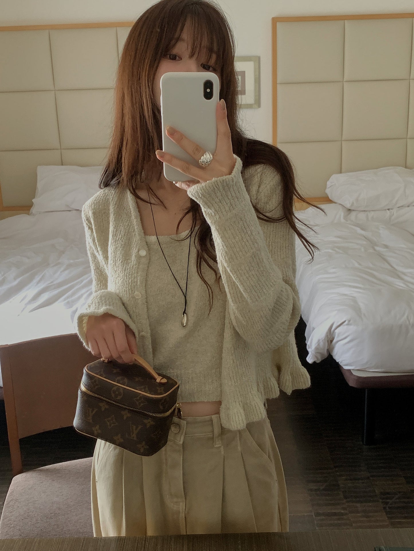 Corr bustier&cardigan-3col