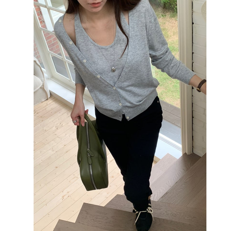 Colin Cardigan Set-4col