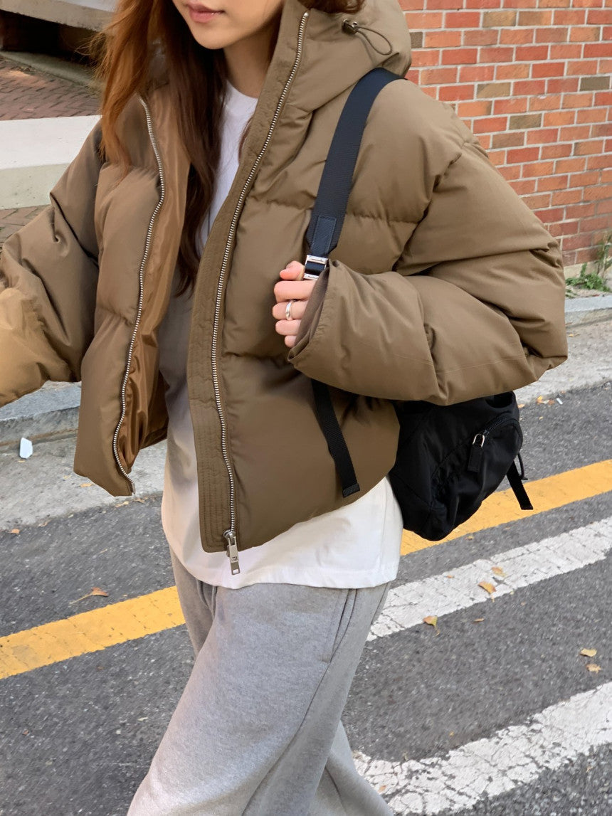 Noa hood duck down padding-3col