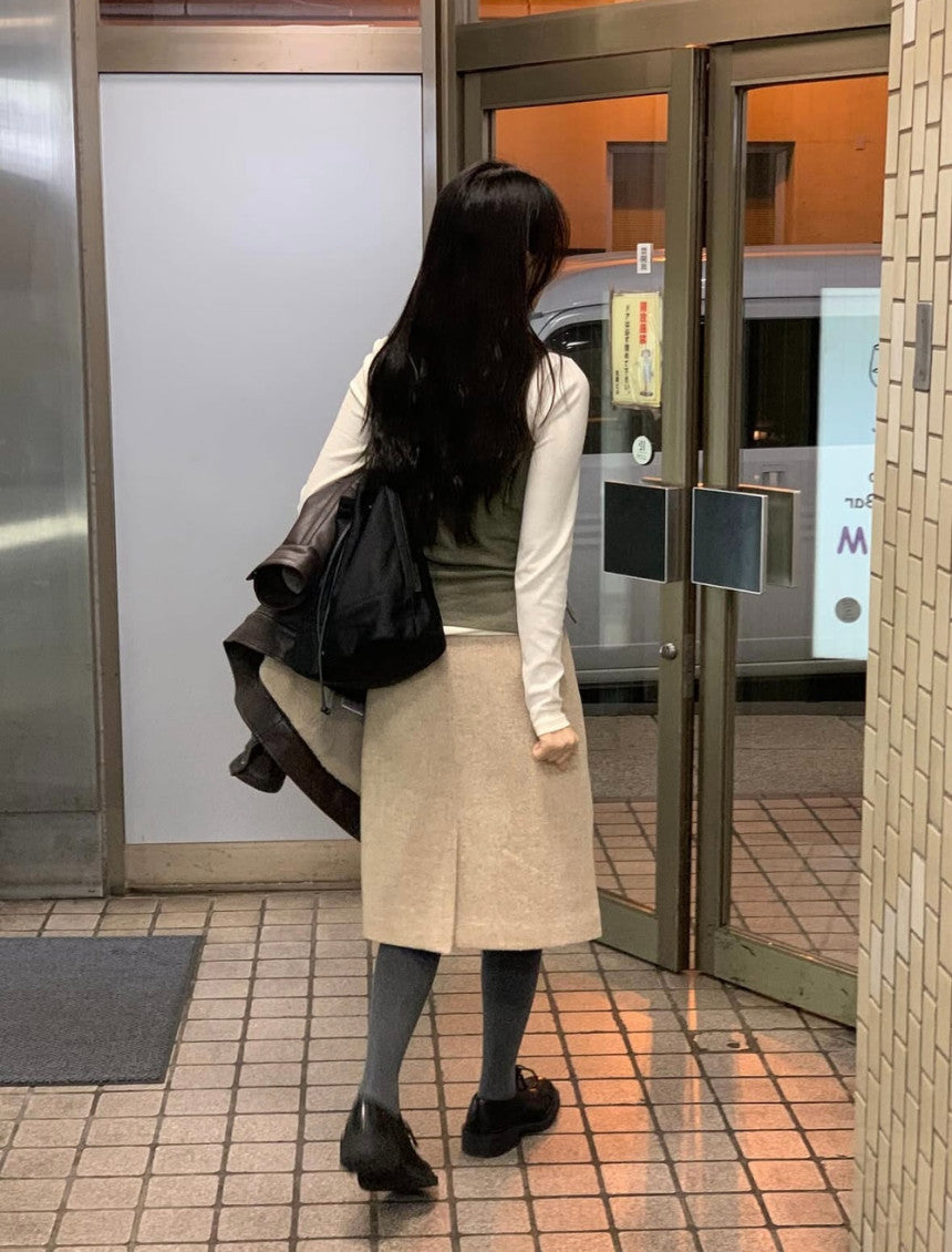 Margaret wool skirt-3col