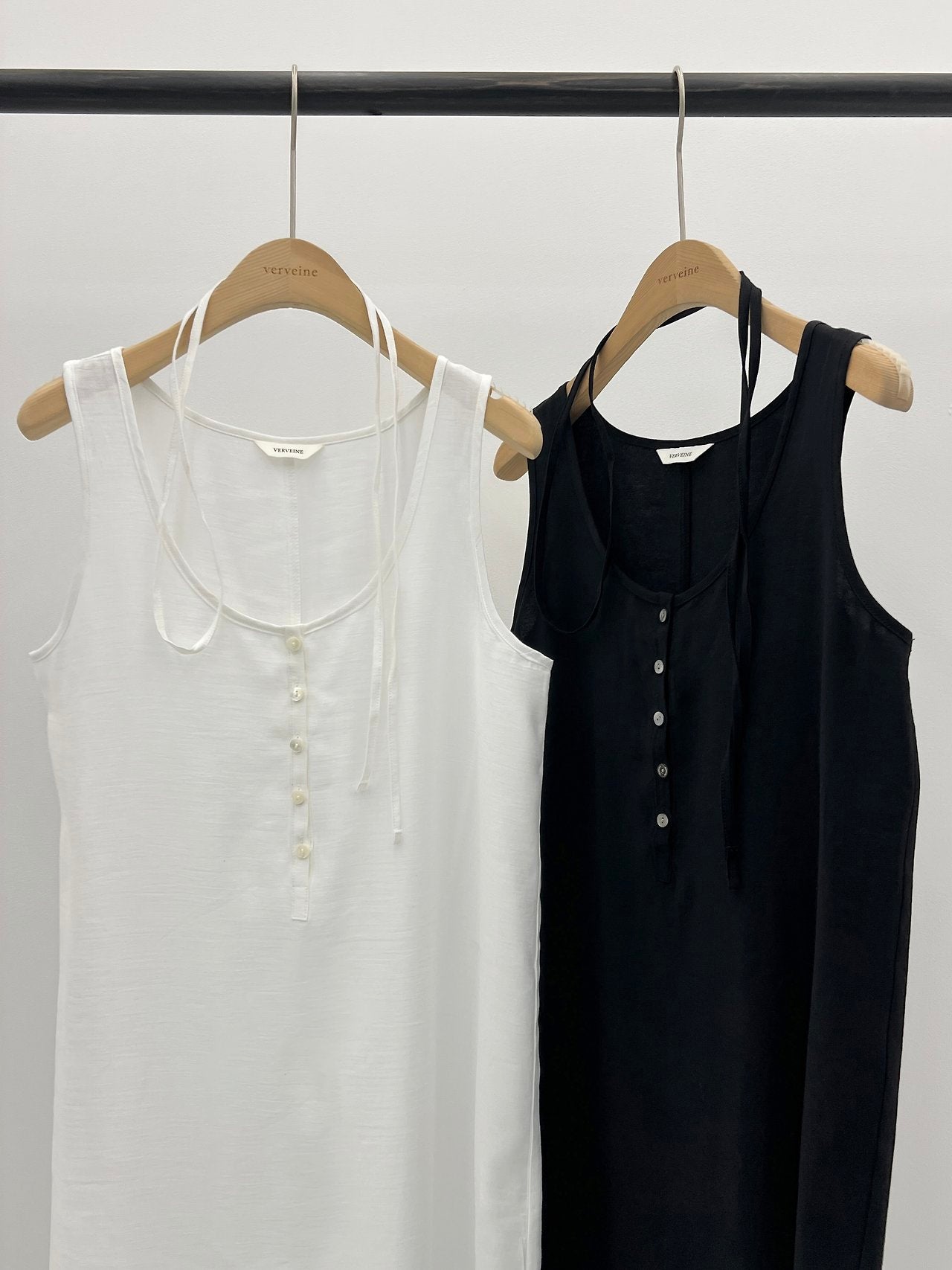 Sein henley neck long onepiece-2col