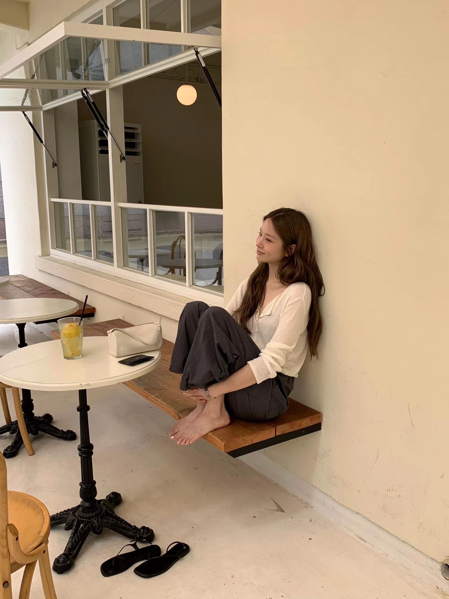 Ounce lily square rib cardigan-3col