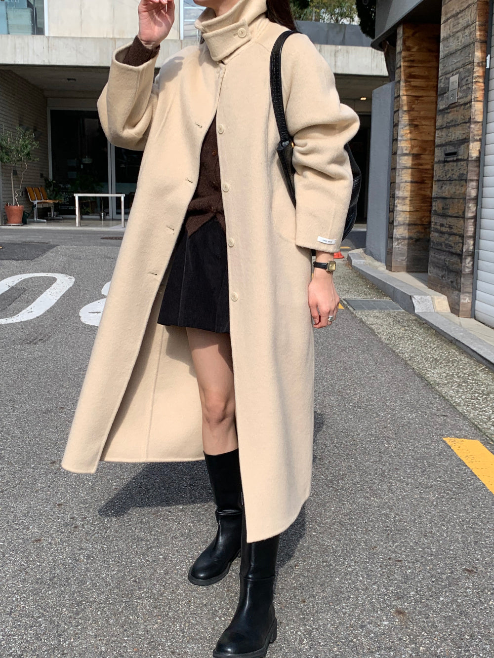 one mile long handmade coat-3col