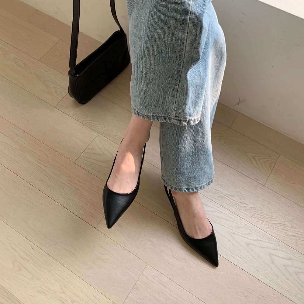 sol 5cm pointy heels