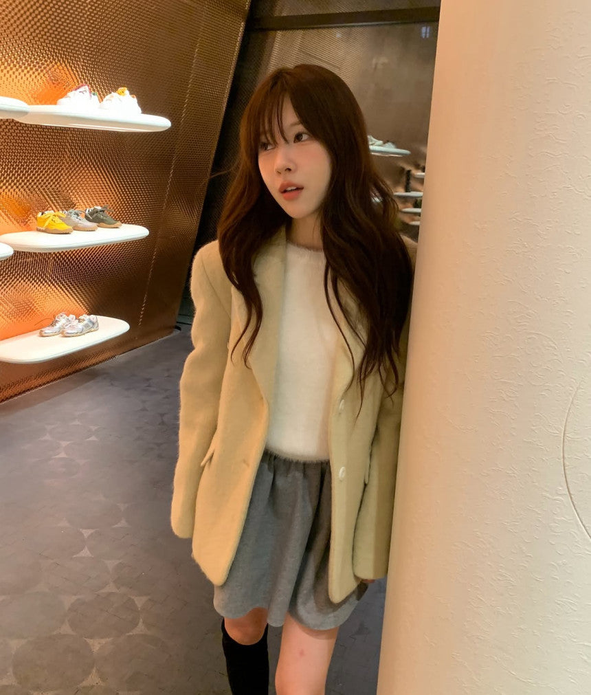 Justin wool jacket-2col