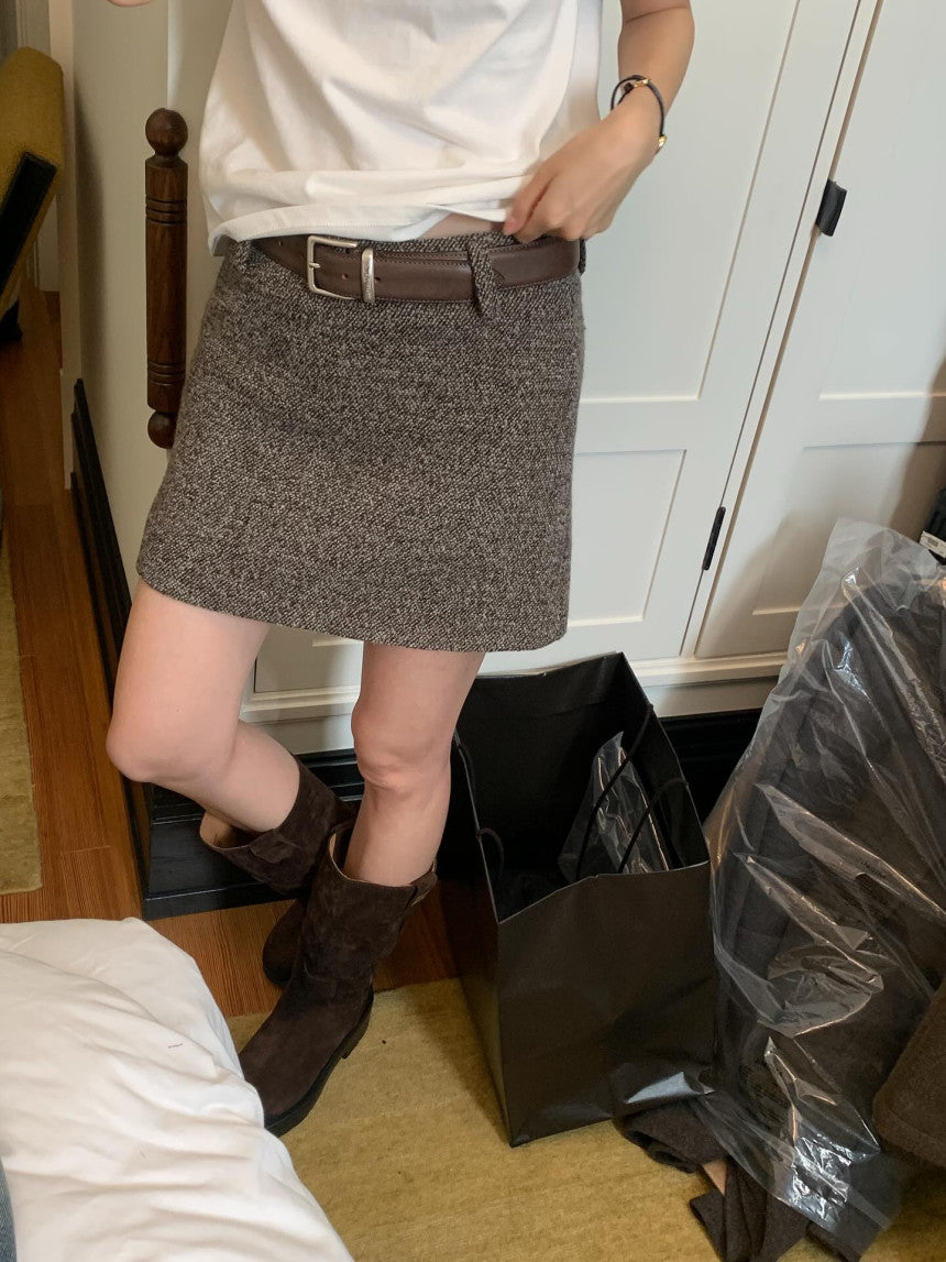 Haven wool skirt-2col