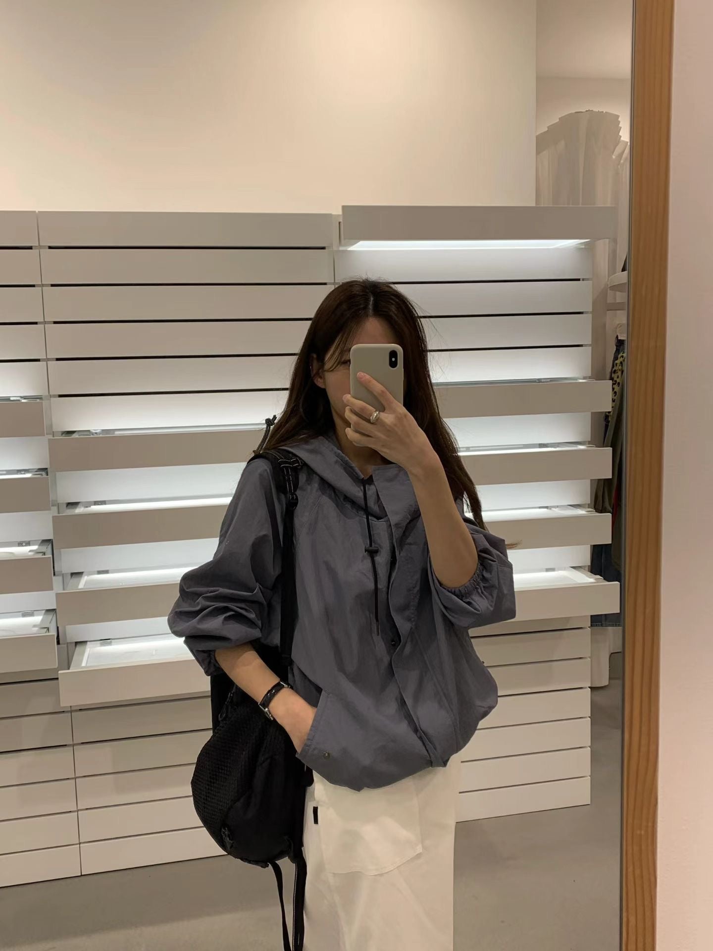 Ounce shine hood jumper-2col