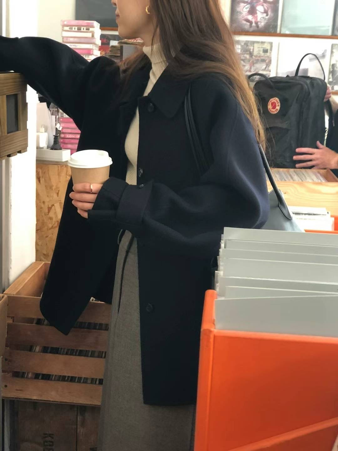 【OUNCE】 cashmere half handmade coat Ounce cashmere half handmade coat-2col – LEDAY
