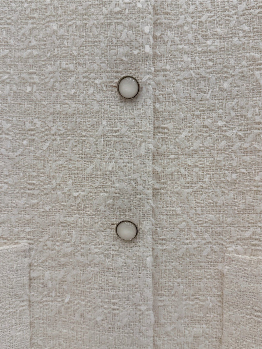 Moore round tweed jacket