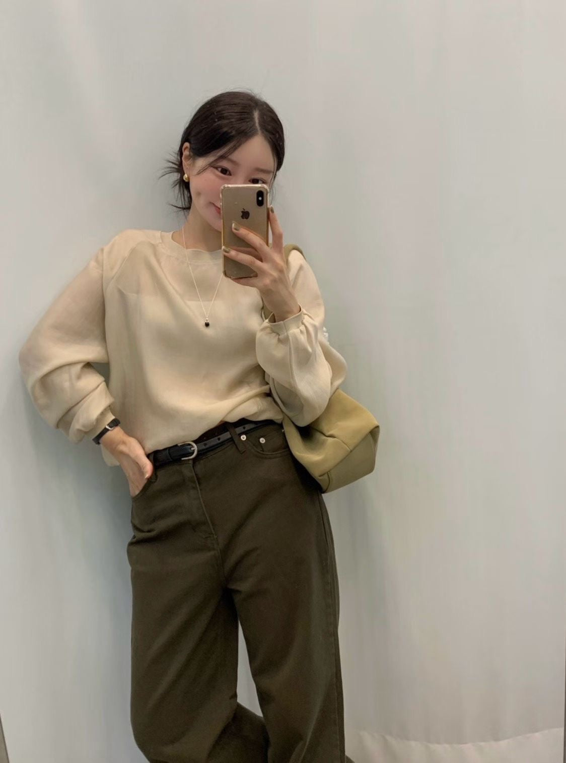 Half blouse string MTM-3col