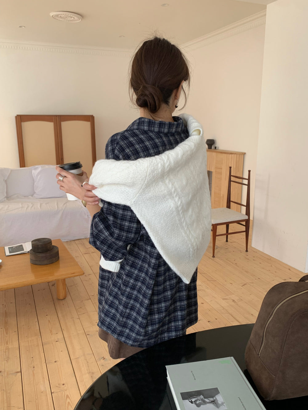 Boston check shirt-2col