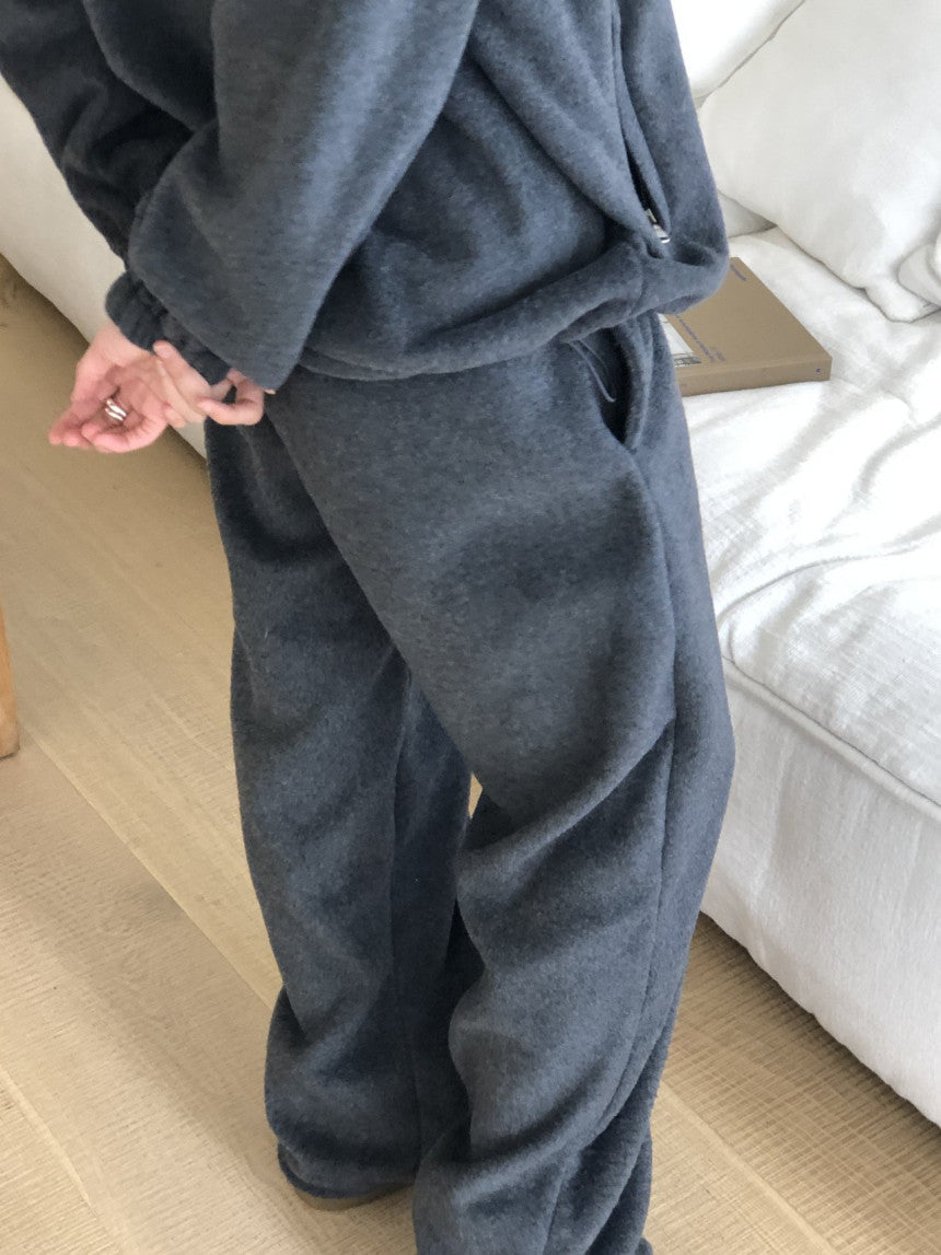 Luzern fleece zip up&pants-3col