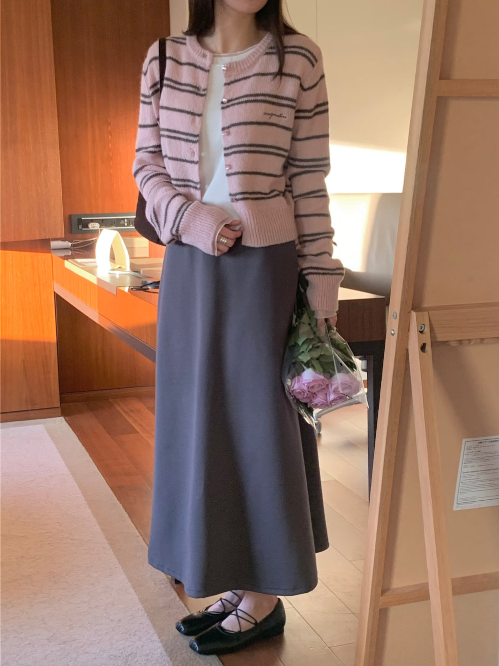 Macaron banding skirt-4col