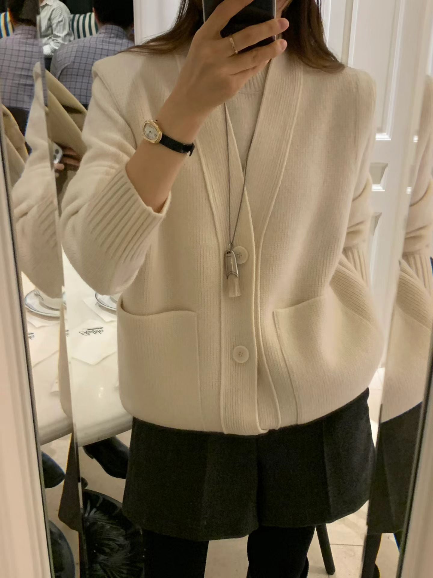 Ounce jane wool round knit-4col