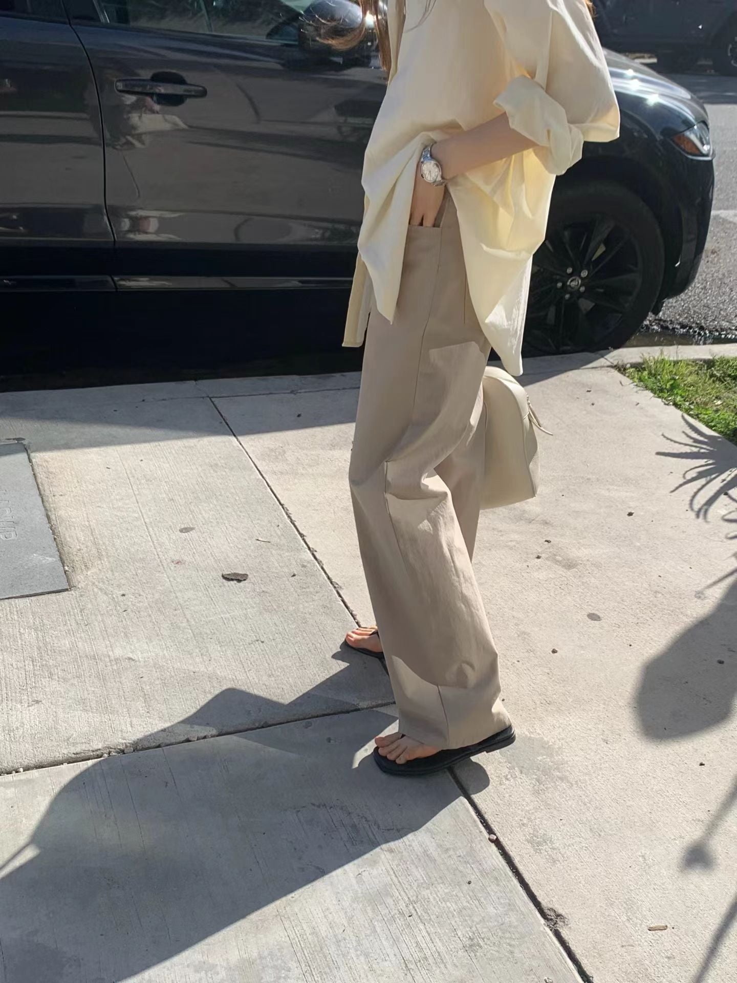 Ounce core washing pants-2col